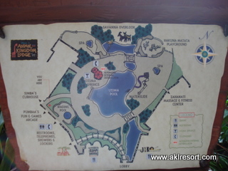 Pool area map
