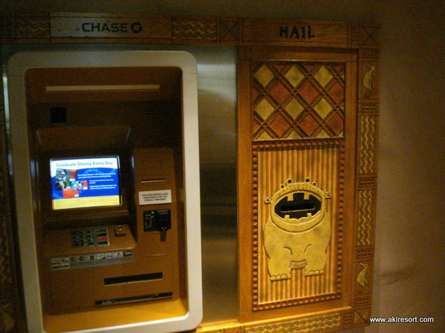 Akl Mail Slot And Atm Disney S Animal Kingdom Lodge Fansite